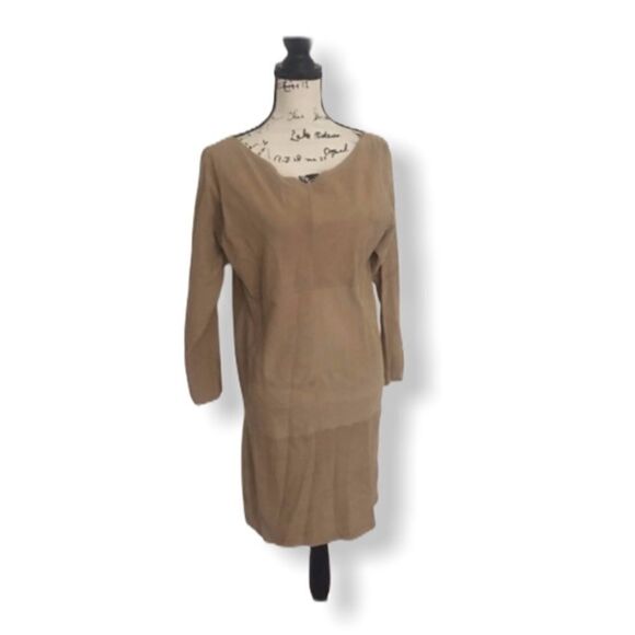 Calvin  Klein SZ 10 Suede dress - Picture 1 of 5